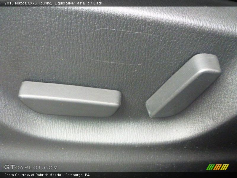 Liquid Silver Metallic / Black 2015 Mazda CX-5 Touring