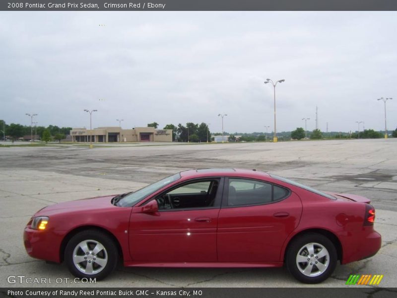 Crimson Red / Ebony 2008 Pontiac Grand Prix Sedan