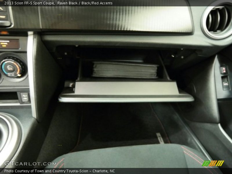 Raven Black / Black/Red Accents 2013 Scion FR-S Sport Coupe