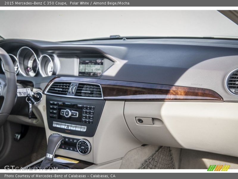 Polar White / Almond Beige/Mocha 2015 Mercedes-Benz C 350 Coupe