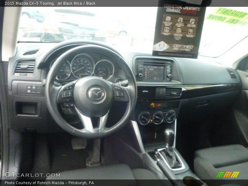 Jet Black Mica / Black 2015 Mazda CX-5 Touring