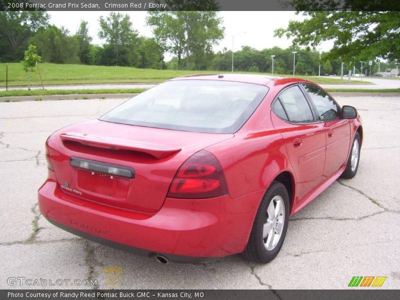 Crimson Red / Ebony 2008 Pontiac Grand Prix Sedan