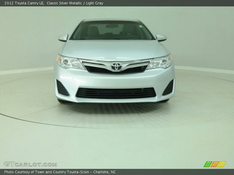 Classic Silver Metallic / Light Gray 2012 Toyota Camry LE