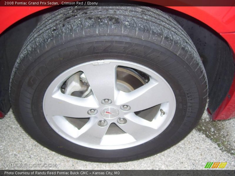 Crimson Red / Ebony 2008 Pontiac Grand Prix Sedan
