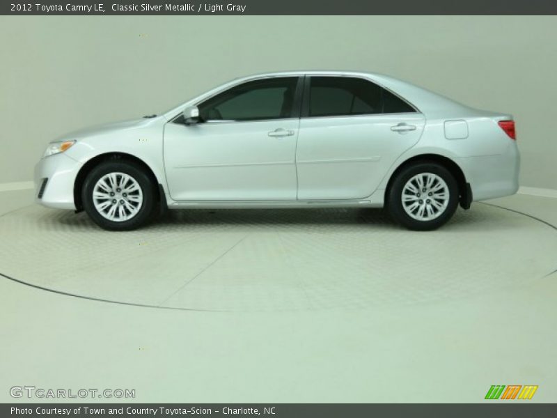 Classic Silver Metallic / Light Gray 2012 Toyota Camry LE