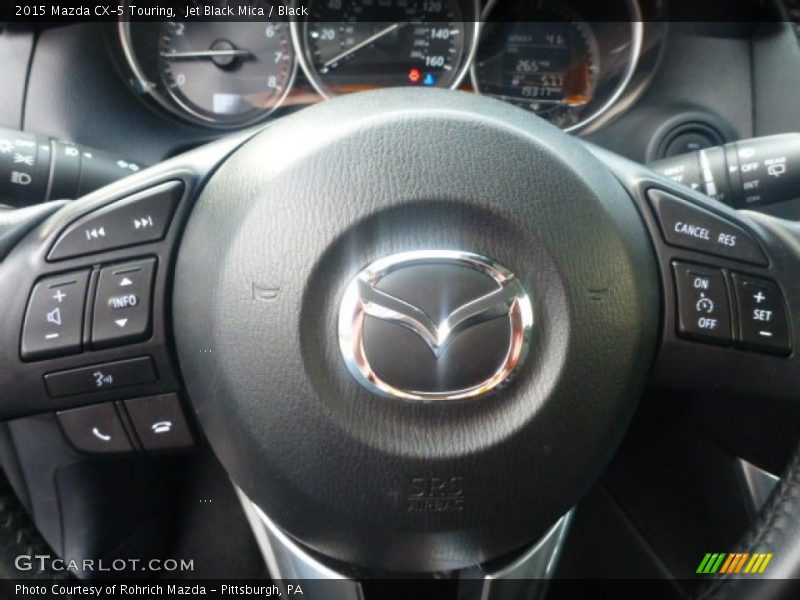 Jet Black Mica / Black 2015 Mazda CX-5 Touring