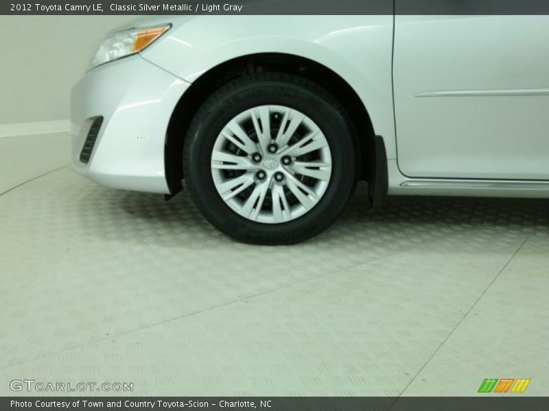 Classic Silver Metallic / Light Gray 2012 Toyota Camry LE