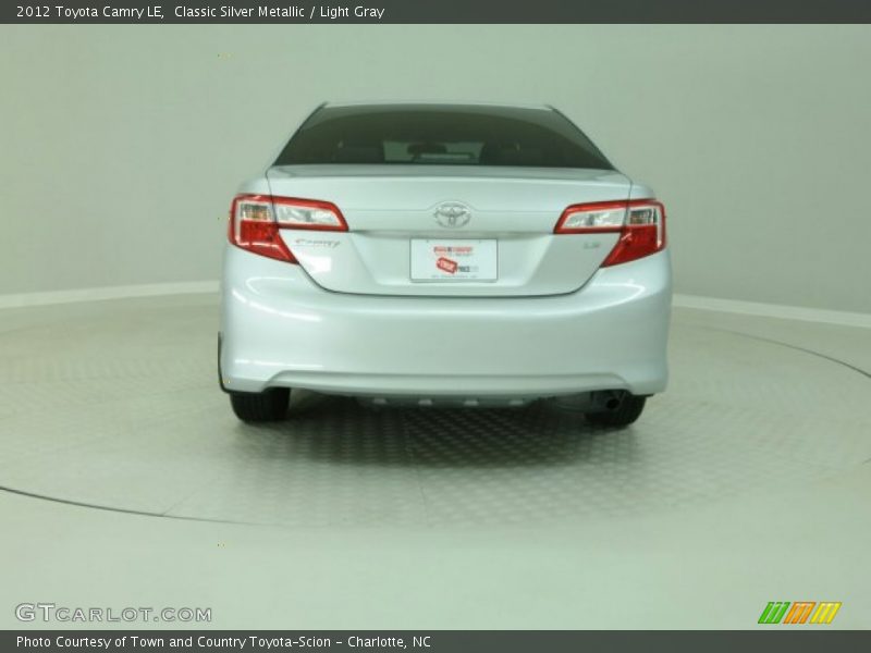 Classic Silver Metallic / Light Gray 2012 Toyota Camry LE