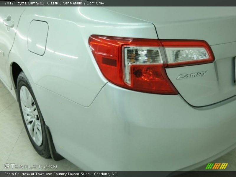 Classic Silver Metallic / Light Gray 2012 Toyota Camry LE