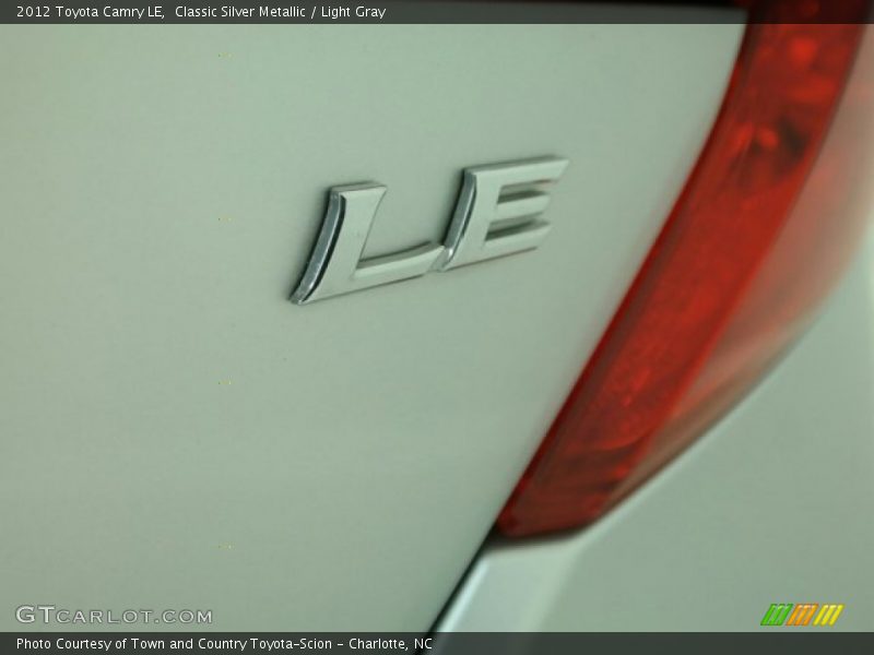 Classic Silver Metallic / Light Gray 2012 Toyota Camry LE