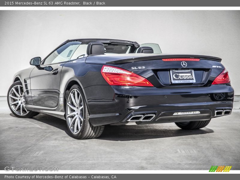Black / Black 2015 Mercedes-Benz SL 63 AMG Roadster