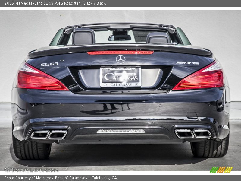 Black / Black 2015 Mercedes-Benz SL 63 AMG Roadster