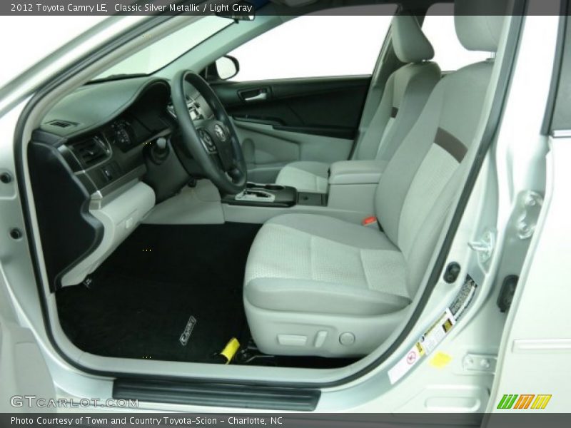 Classic Silver Metallic / Light Gray 2012 Toyota Camry LE