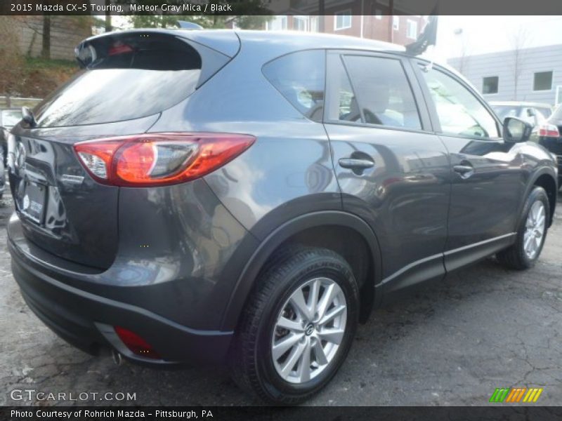 Meteor Gray Mica / Black 2015 Mazda CX-5 Touring