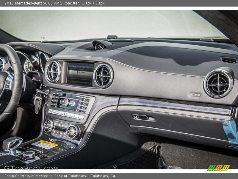Black / Black 2015 Mercedes-Benz SL 63 AMG Roadster