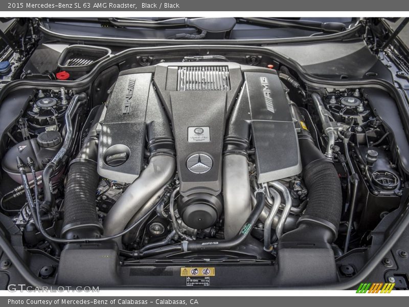 Black / Black 2015 Mercedes-Benz SL 63 AMG Roadster