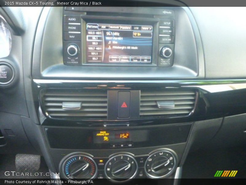 Meteor Gray Mica / Black 2015 Mazda CX-5 Touring