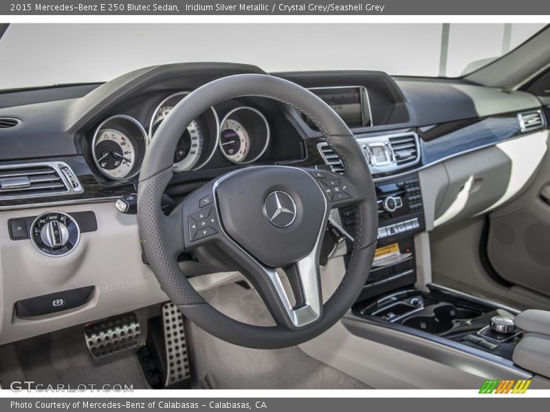 Iridium Silver Metallic / Crystal Grey/Seashell Grey 2015 Mercedes-Benz E 250 Blutec Sedan