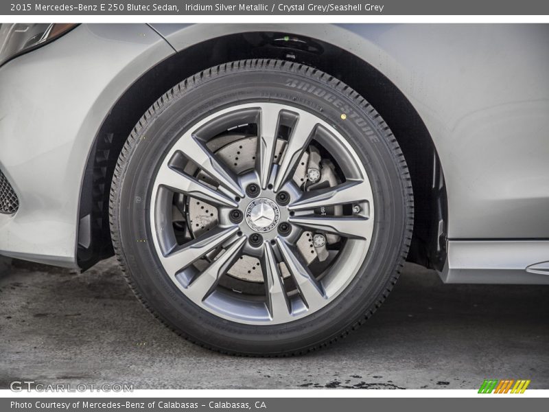 Iridium Silver Metallic / Crystal Grey/Seashell Grey 2015 Mercedes-Benz E 250 Blutec Sedan