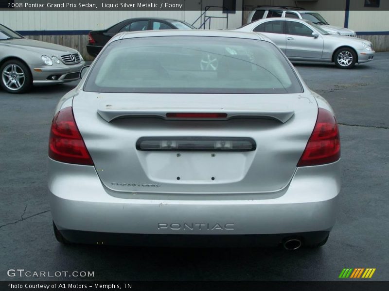 Liquid Silver Metallic / Ebony 2008 Pontiac Grand Prix Sedan