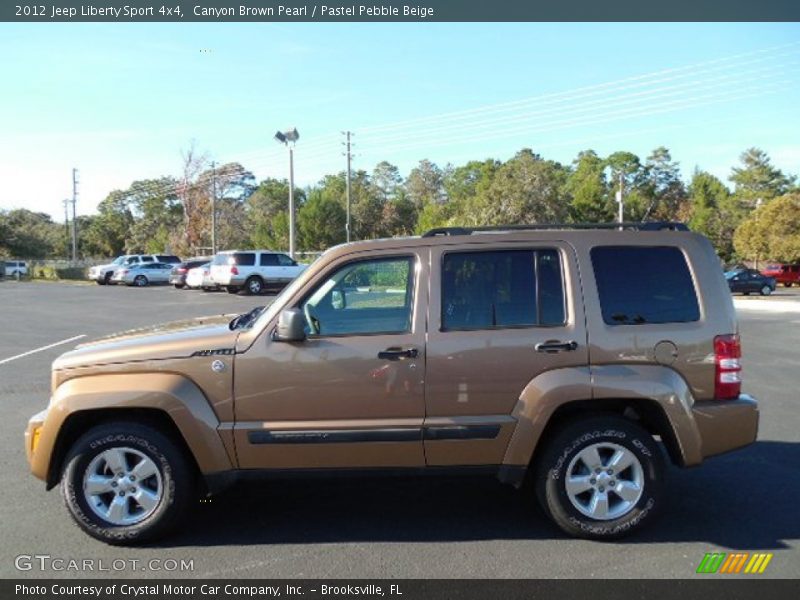 Canyon Brown Pearl / Pastel Pebble Beige 2012 Jeep Liberty Sport 4x4