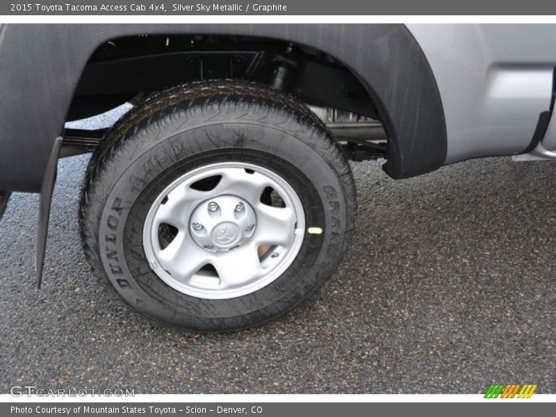 Silver Sky Metallic / Graphite 2015 Toyota Tacoma Access Cab 4x4