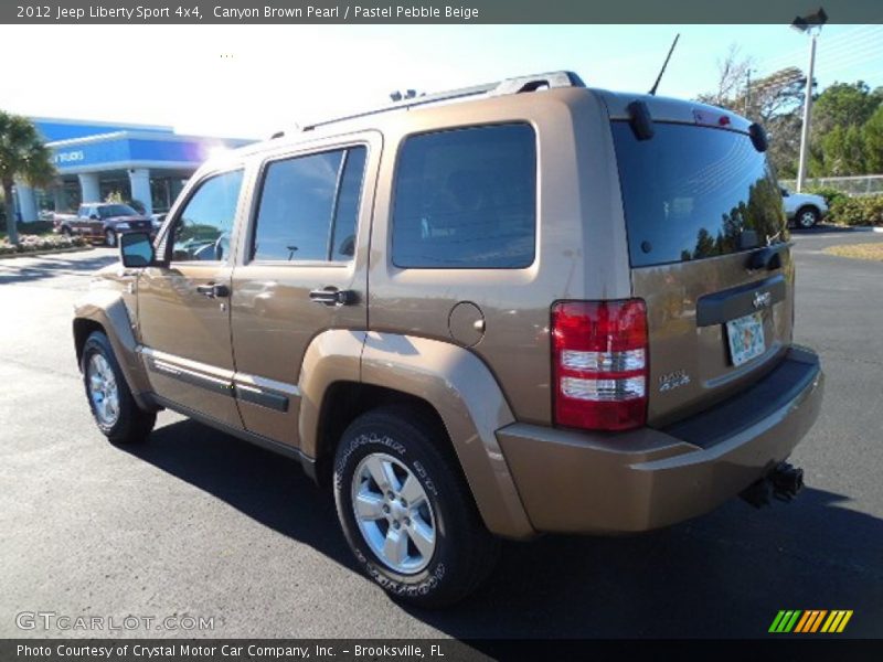 Canyon Brown Pearl / Pastel Pebble Beige 2012 Jeep Liberty Sport 4x4
