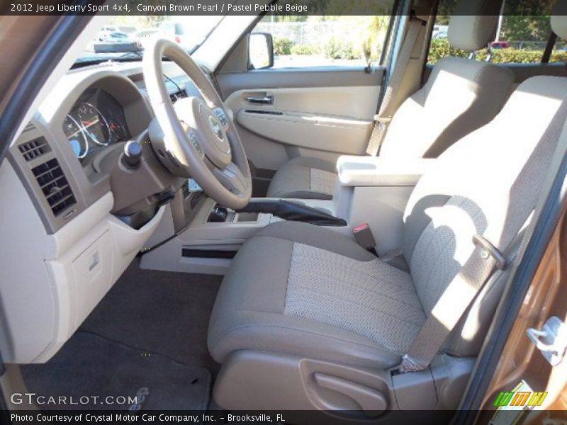 Canyon Brown Pearl / Pastel Pebble Beige 2012 Jeep Liberty Sport 4x4