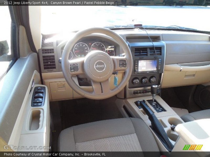Canyon Brown Pearl / Pastel Pebble Beige 2012 Jeep Liberty Sport 4x4