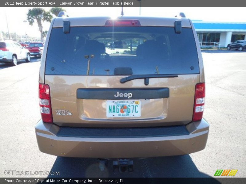 Canyon Brown Pearl / Pastel Pebble Beige 2012 Jeep Liberty Sport 4x4