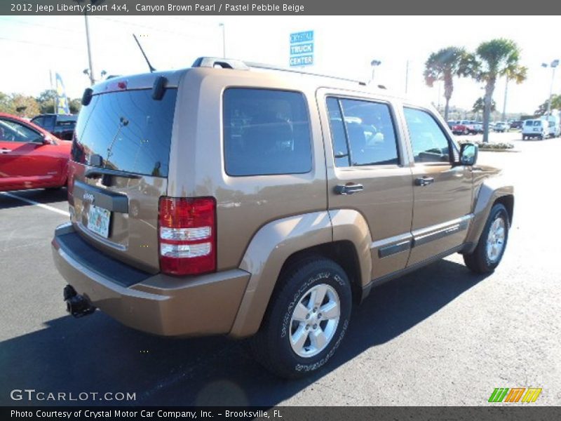 Canyon Brown Pearl / Pastel Pebble Beige 2012 Jeep Liberty Sport 4x4