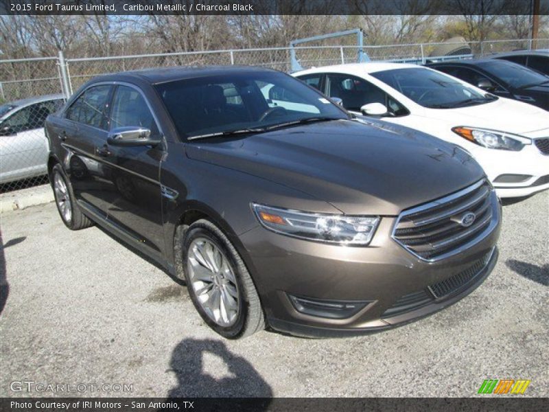 Caribou Metallic / Charcoal Black 2015 Ford Taurus Limited