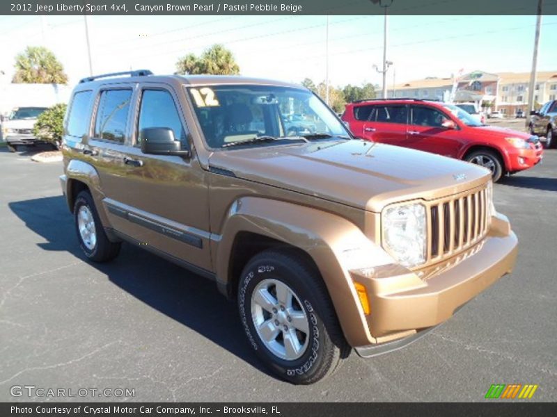 Canyon Brown Pearl / Pastel Pebble Beige 2012 Jeep Liberty Sport 4x4