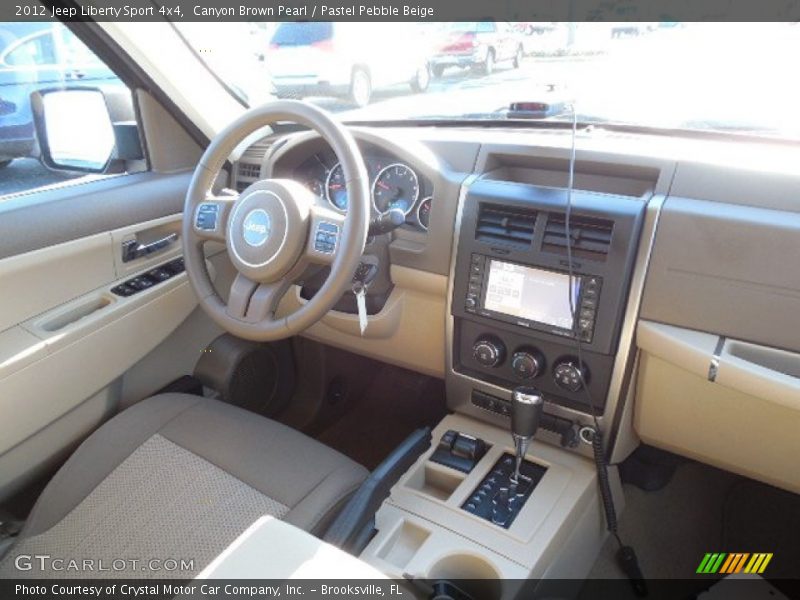 Canyon Brown Pearl / Pastel Pebble Beige 2012 Jeep Liberty Sport 4x4