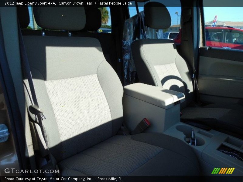 Canyon Brown Pearl / Pastel Pebble Beige 2012 Jeep Liberty Sport 4x4