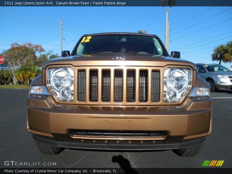 Canyon Brown Pearl / Pastel Pebble Beige 2012 Jeep Liberty Sport 4x4