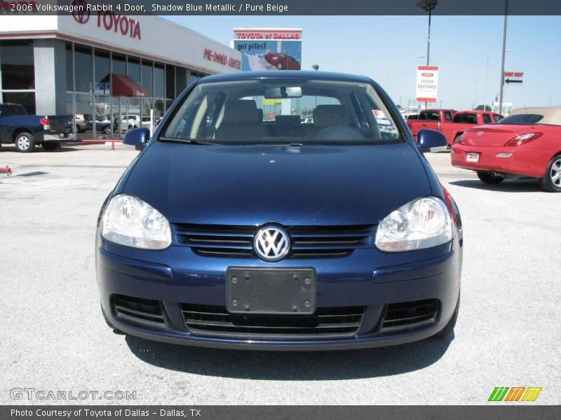 Shadow Blue Metallic / Pure Beige 2006 Volkswagen Rabbit 4 Door