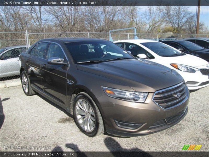Caribou Metallic / Charcoal Black 2015 Ford Taurus Limited