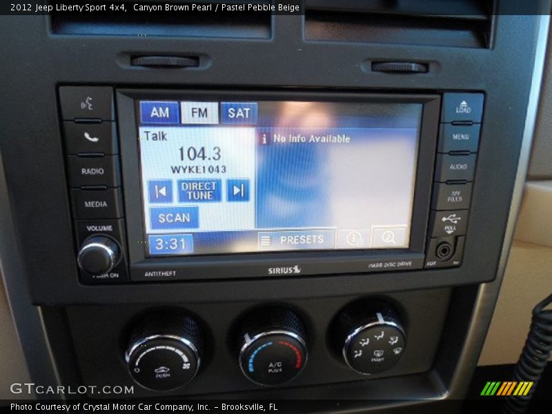 Canyon Brown Pearl / Pastel Pebble Beige 2012 Jeep Liberty Sport 4x4