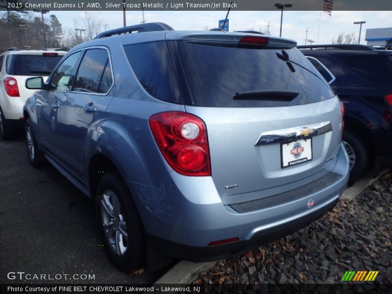 Silver Topaz Metallic / Light Titanium/Jet Black 2015 Chevrolet Equinox LT AWD