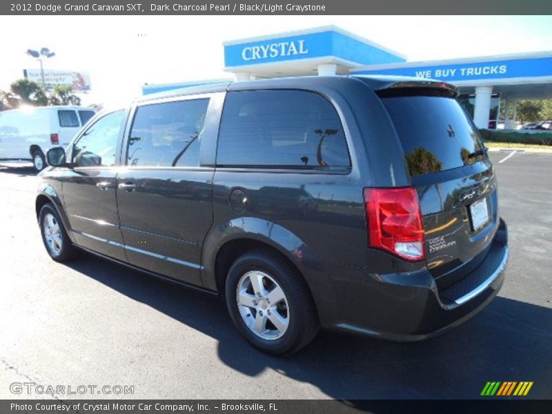 Dark Charcoal Pearl / Black/Light Graystone 2012 Dodge Grand Caravan SXT