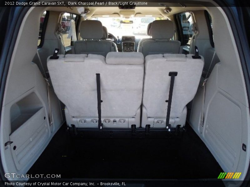 Dark Charcoal Pearl / Black/Light Graystone 2012 Dodge Grand Caravan SXT