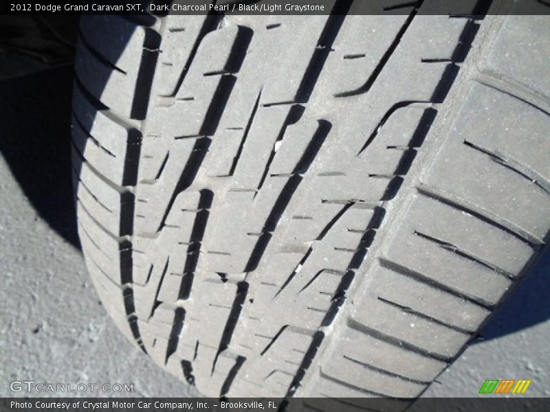 Dark Charcoal Pearl / Black/Light Graystone 2012 Dodge Grand Caravan SXT