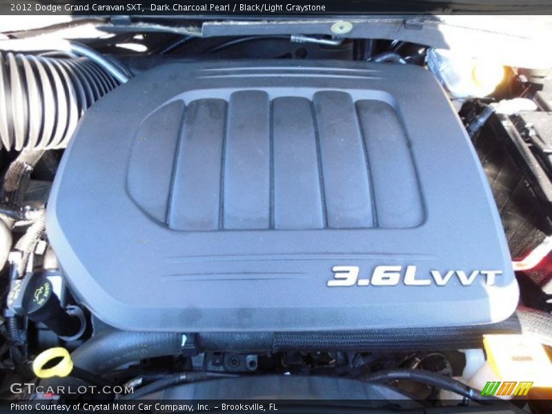 Dark Charcoal Pearl / Black/Light Graystone 2012 Dodge Grand Caravan SXT