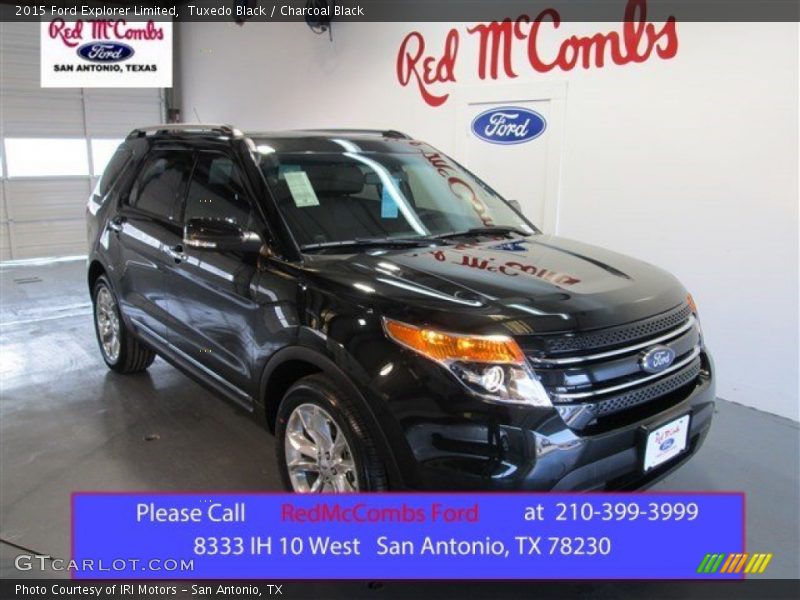 Tuxedo Black / Charcoal Black 2015 Ford Explorer Limited