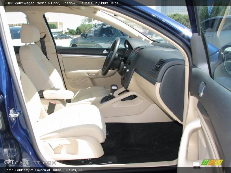 Shadow Blue Metallic / Pure Beige 2006 Volkswagen Rabbit 4 Door