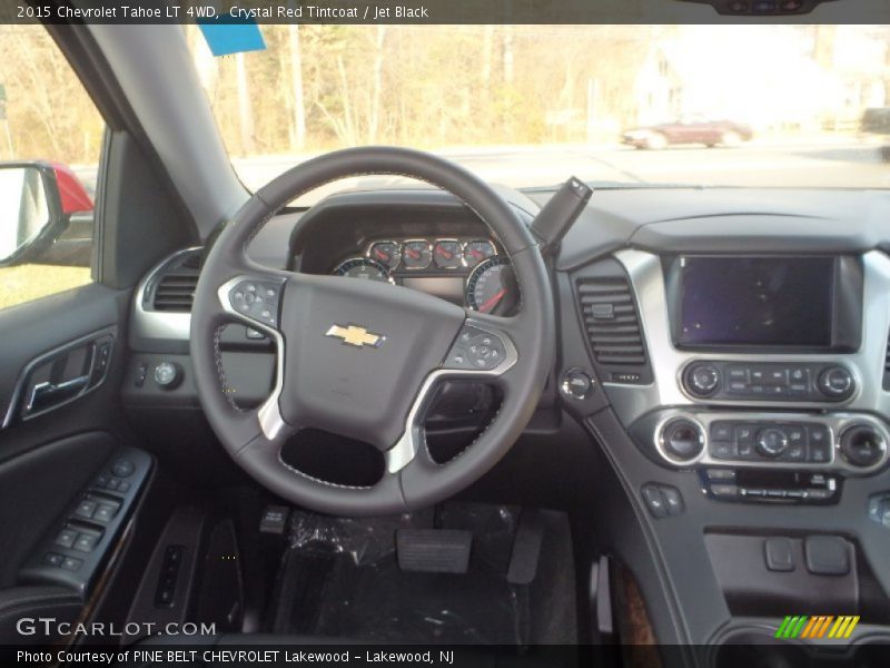 Crystal Red Tintcoat / Jet Black 2015 Chevrolet Tahoe LT 4WD
