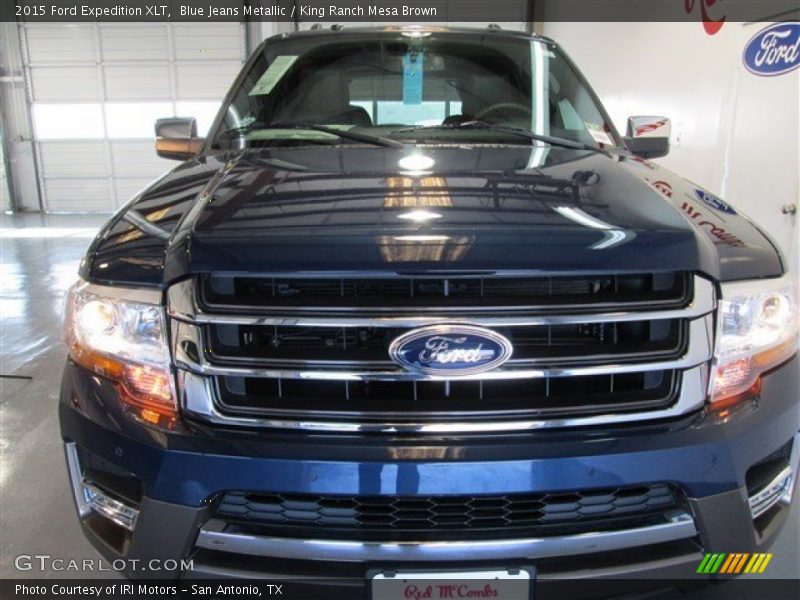 Blue Jeans Metallic / King Ranch Mesa Brown 2015 Ford Expedition XLT