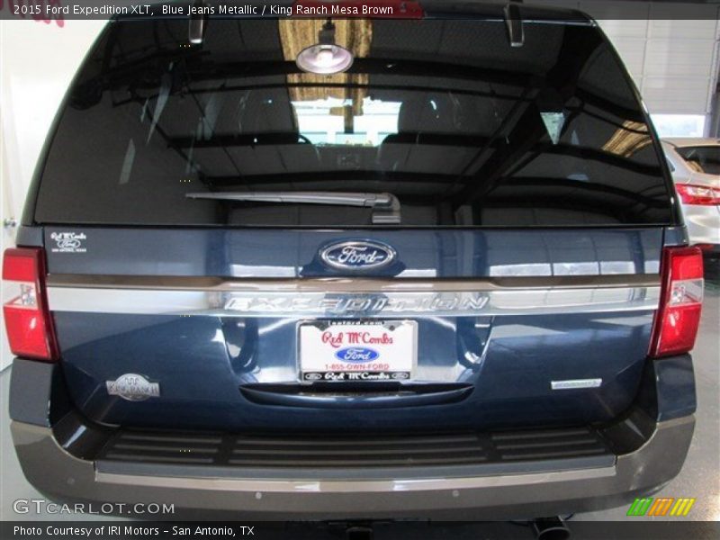 Blue Jeans Metallic / King Ranch Mesa Brown 2015 Ford Expedition XLT