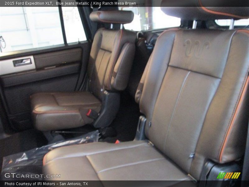Blue Jeans Metallic / King Ranch Mesa Brown 2015 Ford Expedition XLT
